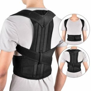 Adjustable Posture Corrector Slouch Shoulder Corset Back Lumbar Brace Orthosis Support Shoulder Straight Hold - L