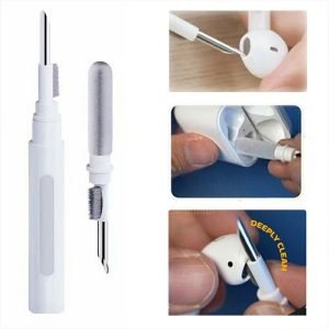 Earbuds Cleaning Pen for Bluetooth Earbuds - White - Pen Brush for AirPods 1 2 3 PRO