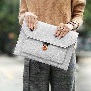 MacBook Pro/iPad Sleeve Felt Laptop Protective Case 13 Inch – Grey