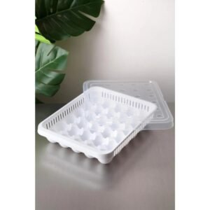 Hobby 30 Egg Storage Container with 30 Egg Eyes – Egg Storage Container with a Locking Lid for Fresh Egg Preservation