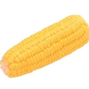 Pet Dog Toy Squeaky Yellow Corn Cob Maize 16 cm – Fun & Durable Chew Toy