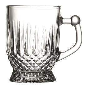 Glass Coffee Mug 165 ml 6 Pieces – Elegant & Durable Transparent Coffee Cups