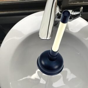 Plastic Bathroom Toilet Plunger – Heavy-Duty Clog Remover for Home, Office & Commercial Use