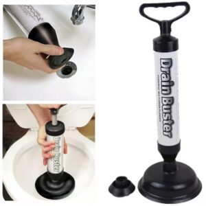 Toilet Plunger Drain Buster – Powerful Vacuum Plunger for Sink and Toilet Unclogging – Durable, Ergonomic Handle
