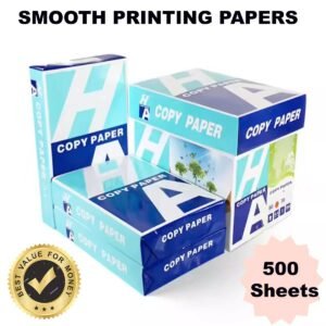 Premium A4 Copier Paper - 80gsm, 500 Sheets (1 Ream) | High-Quality Multipurpose Printer Paper for Office & Home Use
