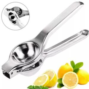 Lemon Squeezer Juicer Manual Press – Stainless Steel Lime Citrus Fruit Extractor