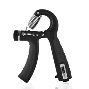Black 5-60KG Sport Hand Grip Strengthener – Adjustable Forearm Trainer & Finger Exerciser