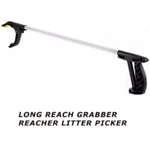 LONG REACH GRABBER REACHER LITTER PICKER HELPING HAND HELD PICK UP TOOL 74CM