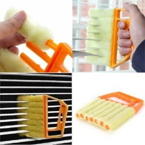 VENETIAN BLIND CLEANER 7 SLATS WINDOW BLINDS DUSTER CLEANING BRUSH WASHABLE