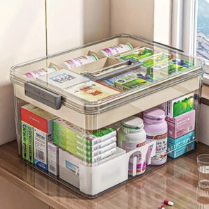 Medicine Storage Box Portable Medication Storage Large Capacity Medicine Box UK