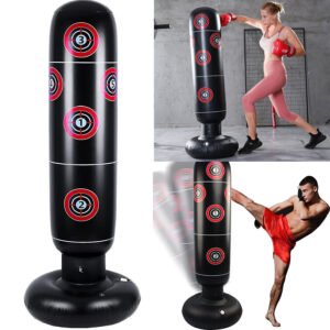 Sport Heavy Duty Free Standing Boxing Punch Bag Kick Adults Kids Kickboxing