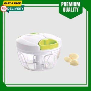 Pull Cord Pulling Food Chopper Manual Vegetable Slicer Hand Blender UK