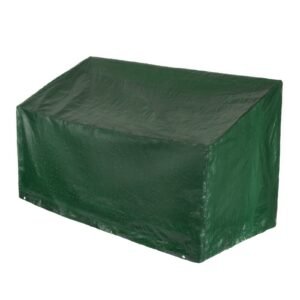 Heavy Duty 3 Seater Garden Bench Cover – Waterproof, Weatherproof, Outdoor Seat Protector (5ft, Green)
