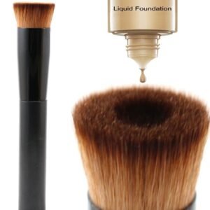 Flat Top Kabuki Foundation Brush Liquid Powder Blusher Buffing Make Up Brush