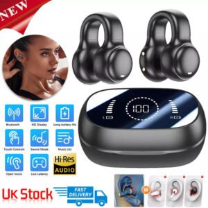 Clip on Earphones Open Ear Earbuds Headphones Wireless Bluetooth 5.4 Earbuds