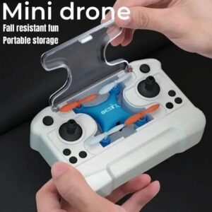 Best Mini Drone Remote Control Toy UAV – Easy Control, All Batteries Included – Blue
