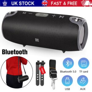 40W Portable Wireless Bluetooth Speaker Waterproof Stereo Bass Loud USB AUX FM